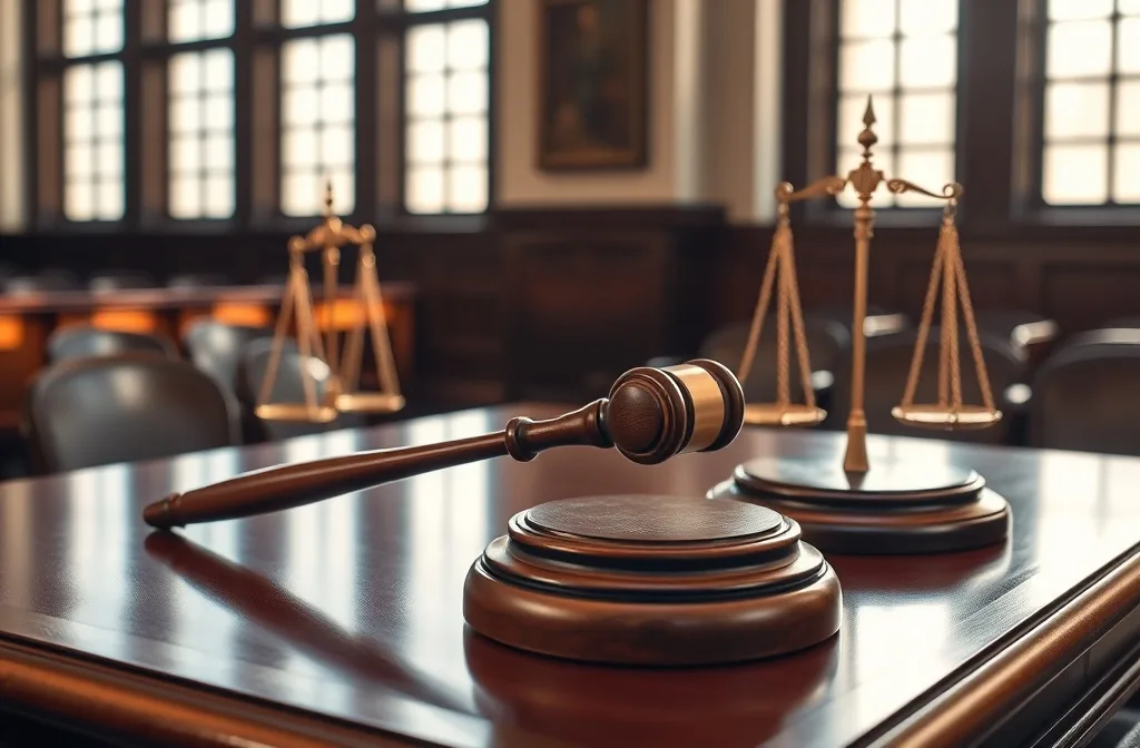 Legal scales balancing AI companies and content creators representing the 2026 content attribution and ownership debate